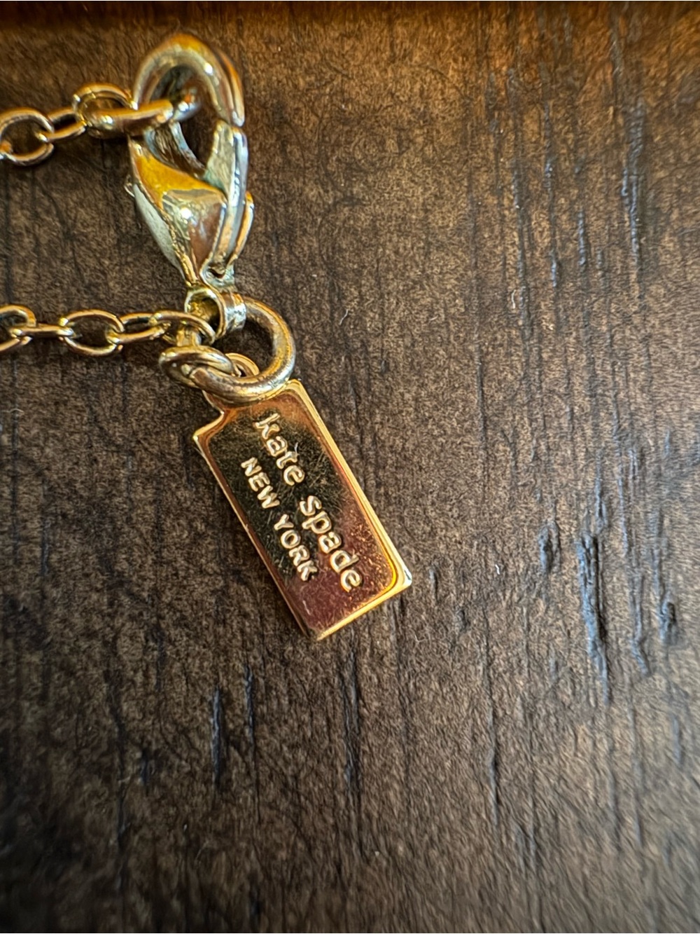Kate Spade Long Gold Beaded Chain Necklace (GUC) - Picture 3 of 4